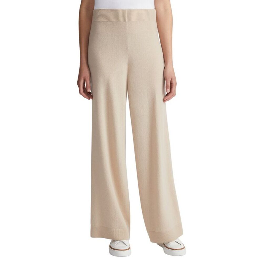 Lafayette 148 New York Womens Plus Pull On Wool & Cashmere-Blend Wide Leg Knit